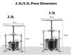 Picture of New Generation 5.3L Stainless Steel/Alloy Multi Function Press