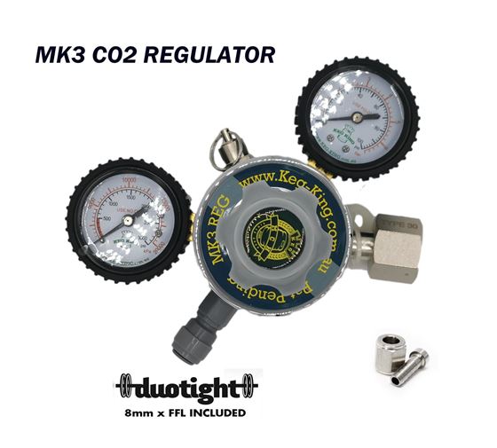 Picture of KegKing MKIII CO2 Two Gauge Regulator