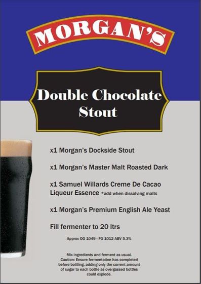 Picture of Morgans Recipe Kit - Double Chocolate Stout