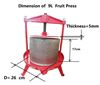 Picture of 9L Fruit Press with T Handle & stainless steel bucket