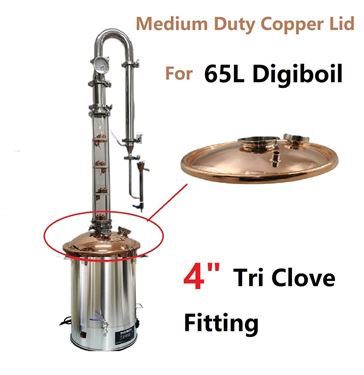 Picture of Heavy Duty Copper Lid for 65L Digi boiler with 4" fitting