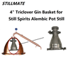 Picture of Large 4" Triclover Gin Botanical Basket