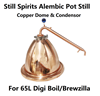 Picture of 65L Cooper Dome and  Still Spirits Alembic Pot still Condensor Kit