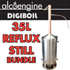 Picture of 35L Alcoengine Reflux Copper still - 35L Digiboil boiler