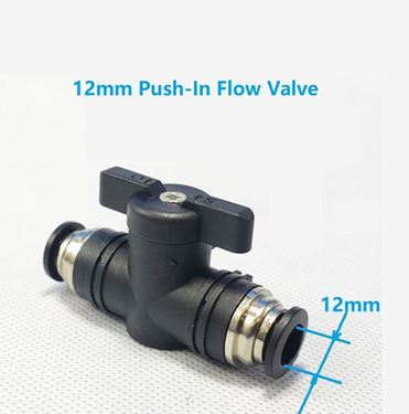 Picture of 12mm Push In Fitting Water Flow valve