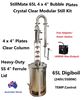 Picture of 65L Stillmate 4 x 4" Crystal Clear Bubble Plate Still Kit Frew power Station