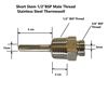 Picture of Short Stem 1/2" BSP Male Thread SS Thermowell