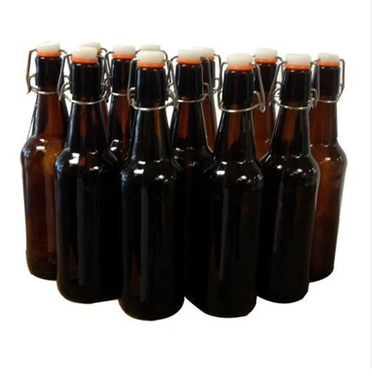 Picture of 12 x 500Ml Flip top Glass Bottles