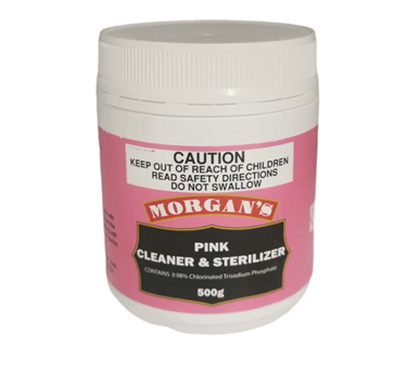 Picture of Morgan's Pink Stain Cleaner & Sterilizer 500g Jar