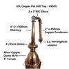 Picture of StillMate 65L Copper Pot Still  - V6505 (With boiler)