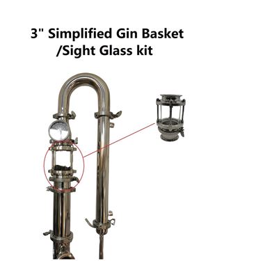Picture of New 3 Inch Sight Glass  Gin Basket Kit