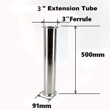 Picture of 3 Inch Long Column Pipe - 500mm