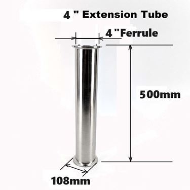 Picture of 4 Inch Long Column Pipe - 500mm