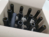 Picture of 12 x 750Ml Cork Neck Wine Bottles Kit with Cork and shrink sleeves