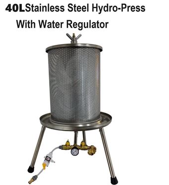Picture of 40L Stainless Steel Hydro-Press with Water Regulator