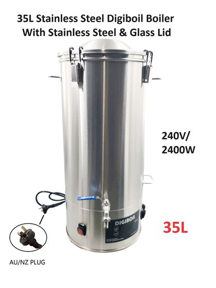 Picture of 35L Digital Turbo Boiler with Stainless steel & Glass Lid