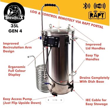 Picture of New 35L Brewzilla G4 All-In-One brewery With RAPT Control