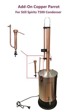 Picture of Add-On Copper Parrot for Still Spirits T500 condensor